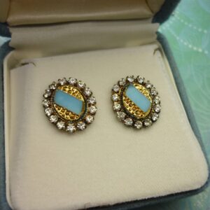 Vintage Crystal Earrings -