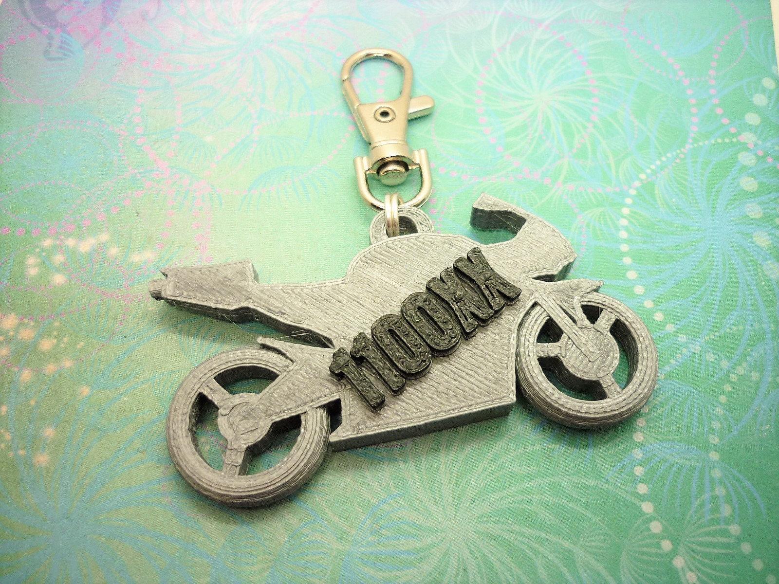 3d printed motorbike key chain - school bag identity tag - Image 6