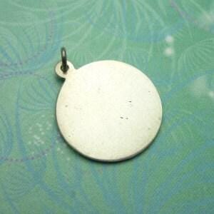 Vintage sterling silver dangle charm - tag 3